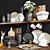 Elegant Kitchen Accessory Set 3D model small image 2