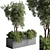 Outdoor Garden Concrete Vase Collection 3D model small image 2