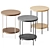 Modern Minimalist Round End Table 3D model small image 1