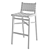 Taj White Leather Bar Stool 3D model small image 4