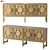 Art Deco Brass and MDF Sideboard 3D model small image 3