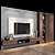 Modern TV Stand Shelf 3D model small image 3