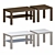 Modern Grey Nest of Tables Set 3D model small image 3