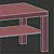 Modern Grey Nest of Tables Set 3D model small image 6