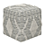 Buckland Geometric Pouf Ottoman: Stylish + Comfy 3D model small image 5