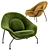 Womb Chair and Ottoman: Comfort Meets Style 3D model small image 9