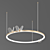 Butterfly Suspension Light: Modern LED Wall Sconce for Bedroom, Staircase, Bar - Decorative Lighting 3D model small image 1