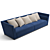 Elegant Fendi Casa Borromini Sofa 3D model small image 4