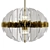 Elegant Zion Oval Chandelier 3D model small image 1