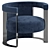 Fendi Roger Designer Armchair 3D model small image 1