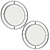 Silas Round Mirror: A Stunning Reflection 3D model small image 2