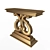 Elegant Luxury Console Table 3D model small image 4