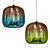 Elegant Glass Pendant Light 3D model small image 1