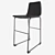 Retro Bar Stool 3D model small image 1