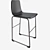 Retro Bar Stool 3D model small image 3