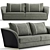 Bentley Sofa: Luxurious Comfort for Your Living Room 3D model small image 1