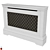 Elegant Mesh Radiator Shield 3D model small image 1