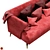 Retro-Inspired Fehring DecoDom Sofa 3D model small image 4