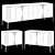 Art Deco Chest of Drawers & Bedside 06 3D model small image 3