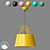 Colorful Pendant Lamp for Kids Room 3D model small image 1