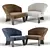 Reeves XL Armchair: Sleek & Spacious 3D model small image 2