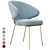Elegant Kinley Dining Chair | Modern Design 3D model small image 5