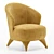 1950 ATMOSFERA Armchair: Italian Craftsmanship by Vibieffe 3D model small image 1