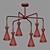 Glustin Metal Shade Chandelier | Bogate's 3D model small image 2