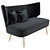 Sleek Swoon Duke Sofa 3D model small image 2