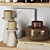 Title: Modern Decor Set - Shelf, Vases, Dishes & Books 3D model small image 4
