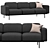  Jarrod Forest Green Sofa - Stylish and Spacious 3D model small image 2