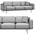  Jarrod Forest Green Sofa - Stylish and Spacious 3D model small image 5
