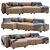 Luxurious Mags 3 Seater Leather Sofa 3D model small image 4