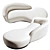 Organic Shape, Pausa Upholstery: Sofa Bernd 3D model small image 2