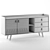 Zana Console: Modern Style Furniture 3D model small image 4