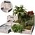 Serene Oasis Garden Set 3D model small image 1