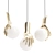 Golden Touch Pendant Lamp 3D model small image 1