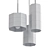 Elegant Rockford Pendant Chandelier 3D model small image 2