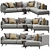 Elegant Ditre Italia Krisby Sectional 3D model small image 3