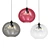 Sleek Tumbly Pendant Light 3D model small image 1