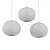 Sleek Tumbly Pendant Light 3D model small image 2