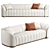 Luxury Pierre Sofa - Italian Glamour 3D model small image 1