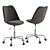 Modern Height-Adjustable Office Chair 3D model small image 2