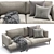 Contemporary Alexis Sofa: Modern Comfort in Millimeters 3D model small image 7