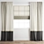 Premium Poly Curtain Model 3D model small image 1