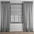 Premium Poly Curtain Model 3D model small image 6