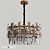 Crystal Pendant Chandelier - Bogate's Lago 3D model small image 1