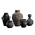 Handcrafted Ceramic Vases: Artisan Collection 3D model small image 6
