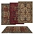 Versatile Rug Set: 6 Variations 3D model small image 1