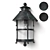 Gothic Iron Street Lamp 3D model small image 1